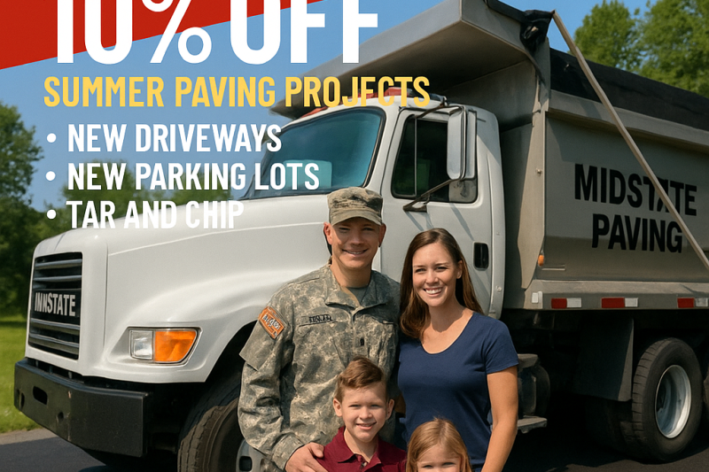 military discounts mid-state paving ohio